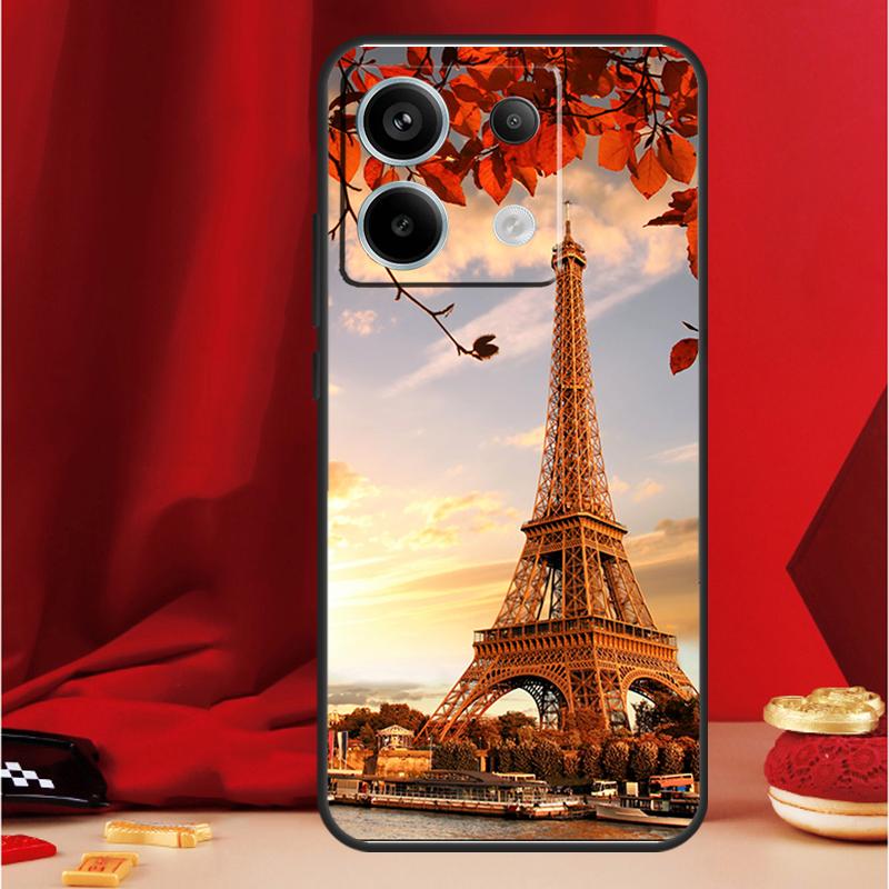 Чехол Франция Париж Эйфелева башня для Xiaomi Redmi Note 11 12 13 Pro 8 9 10 Note 12S 11S 10S 9S Redmi 13C 10C 12C