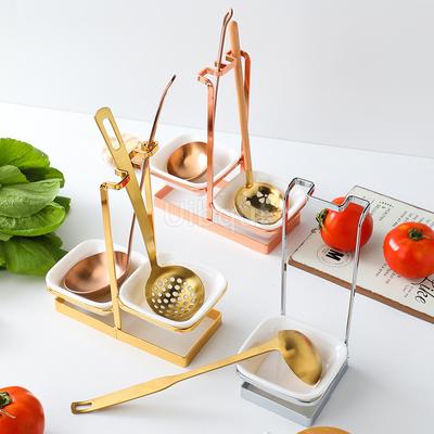 Вертикальный держатель для ковша, кухонный гаджет, многофункциональный портативный держатель для ложки для тушеного мяса с овощами, ресторанная еда, бытовая утварь для ресторана