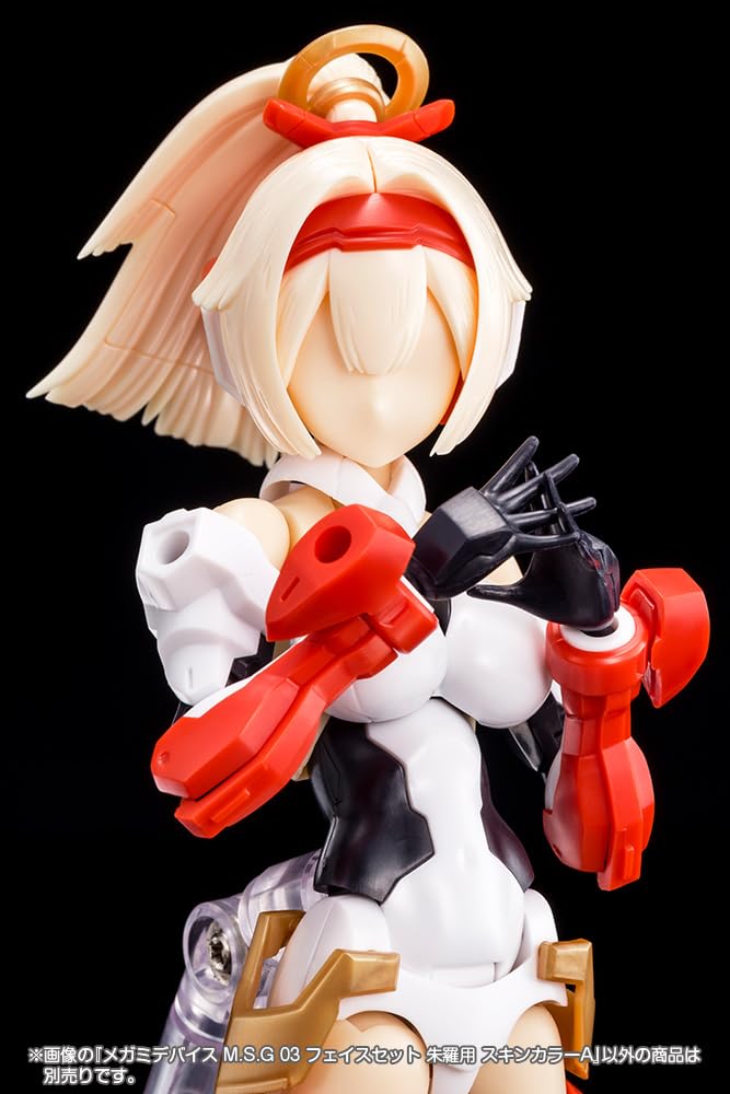 Kotobukiya Megami Device 03 Набор лиц для Шуры Цвет кожи A Высота 19 мм масштабная пластиковая модель M.S.G. прибл.. 1/1