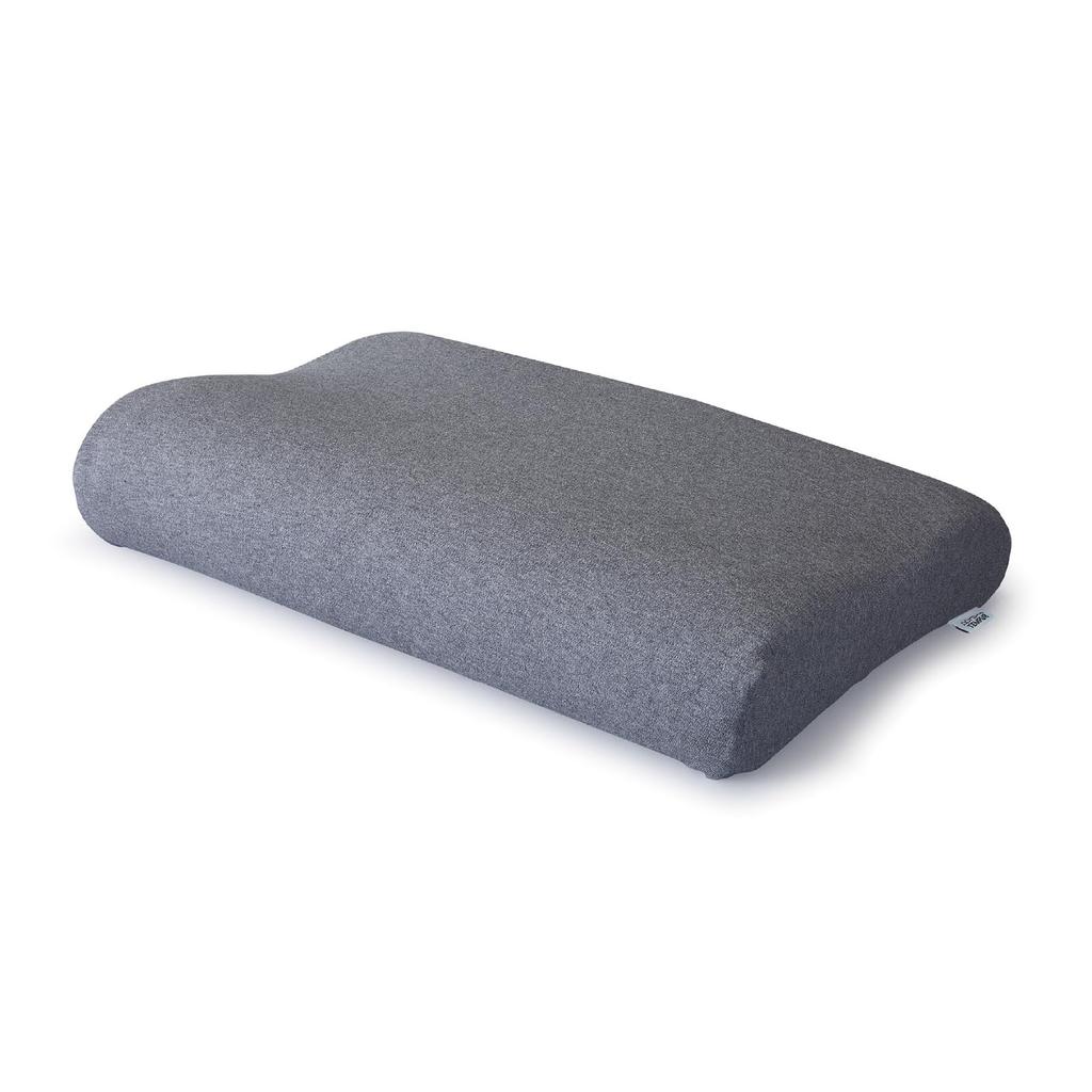 Tempur Pillow Cover Gray Smooth Pillow Case for Queen M Smooth Antibacterial and Odor Resistant Stretchable Pillow Cover 73009232 S/Queen