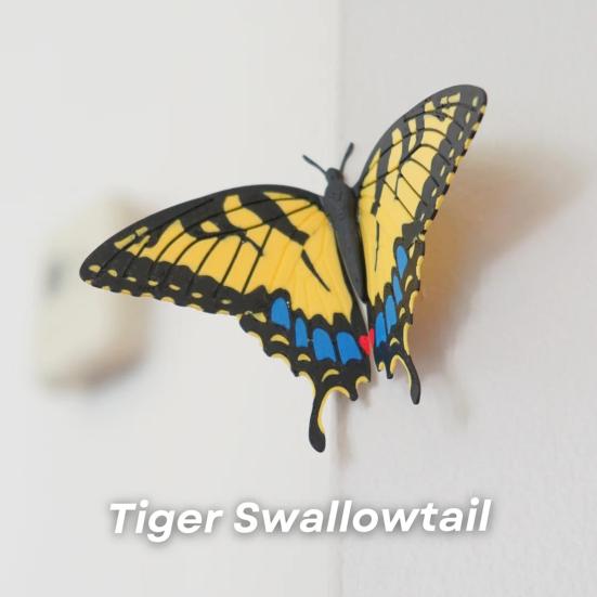 3 шт. Магниты-бабочки для холодильников Реалистичные Двусторонние Крылья Гибкие Магниты для Домашнего Декора в виде Бабочек