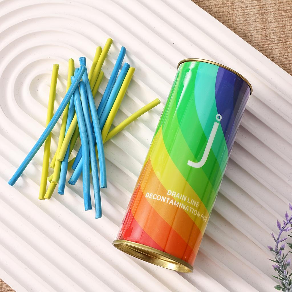 14 шт. разноцветных палочек для прочистки сливов, кухонных и ванных раковин, дезодорант, очиститель, свежий аромат, функция дезинфекции, домашний инструмент