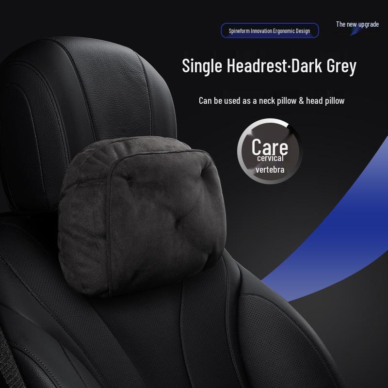 Фиолетовая подушка-подголовник и поясничная подушка с колокольчиком для BMW 5 серии 530Le Zotye T300/T600