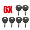 6 x запасных 14607 ключей зажигания для завода Jcb Bomag Hatz Manitou Tractor Sp