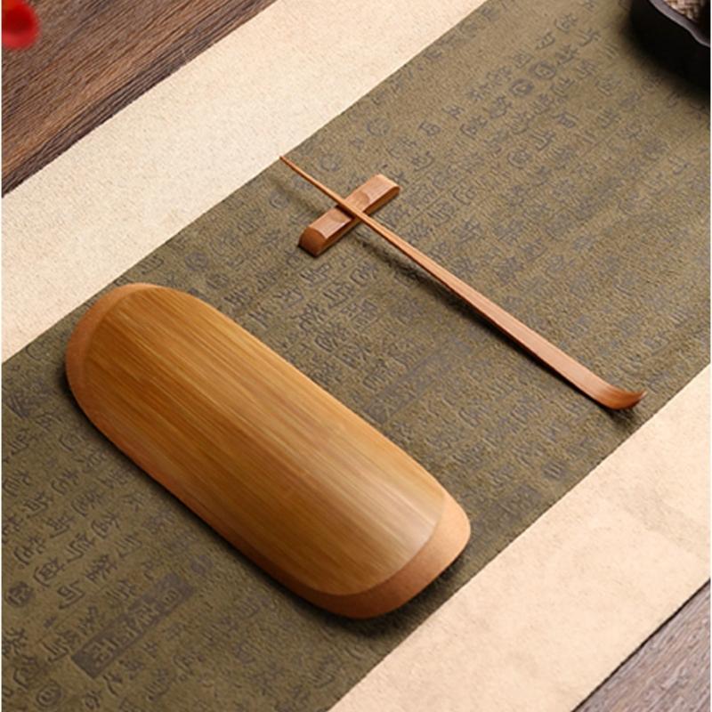 Traditional Chinese Teas Ceremony Set 3 Bamboos Tool With Intricate Carvings For Precise Brewing Family Gatherings And Cultural Display