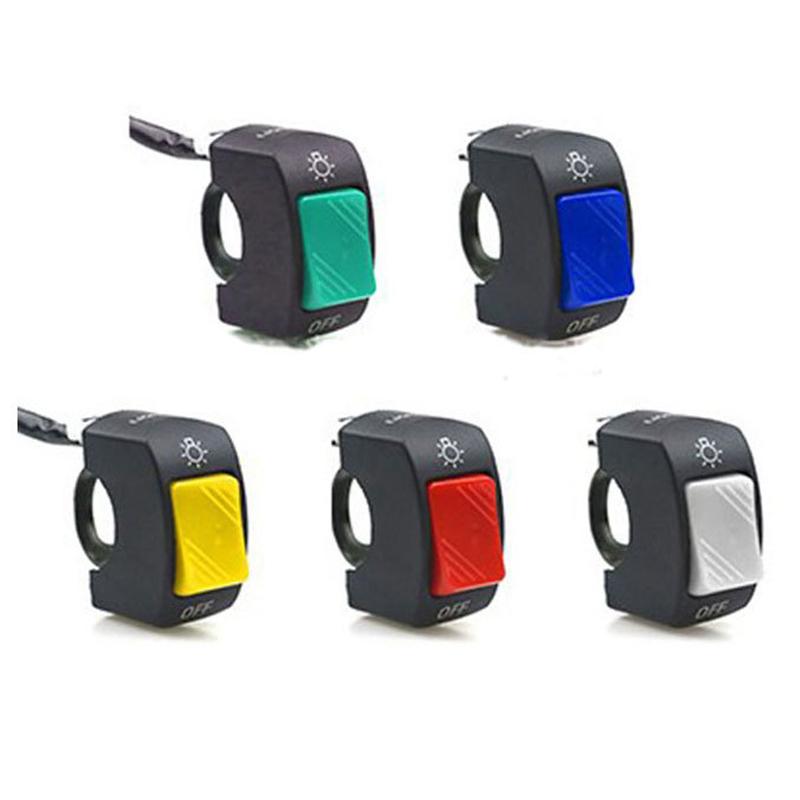 ВКЛ/ВЫКЛ Мотоциклетный переключатель Кнопка 12 В Кнопочный разъем Переключатель на руле для квадроцикла Электровелосипеда Скутера Мотоциклетные аксессуары