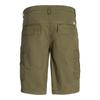 Men's Khaki Cargo Denim Bermuda Shorts JACK & JONES