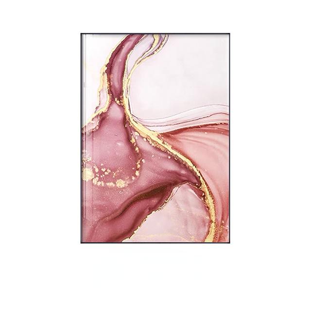 Modern Abstract Flowers, Canvas, Painting, Posters, Printers, Ink and Laundry, Golden Wall Painting for Living Room, Bedroom, Decor, Cuadros