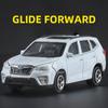 Мини 1:64 Модель автомобиля Subaru Forester Игрушка Высокая симуляция Амортизирующий Скользящий Модели внедорожников Подарки на день рождения для детей Мальчиков