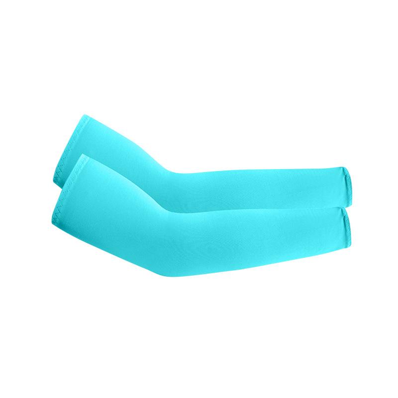 Women's UV-Protective Ice Silk Cycling Arm Sleeves - Lightweight, Breathable, Elastic Sleeves for Sun Protection and Scar Coverage.