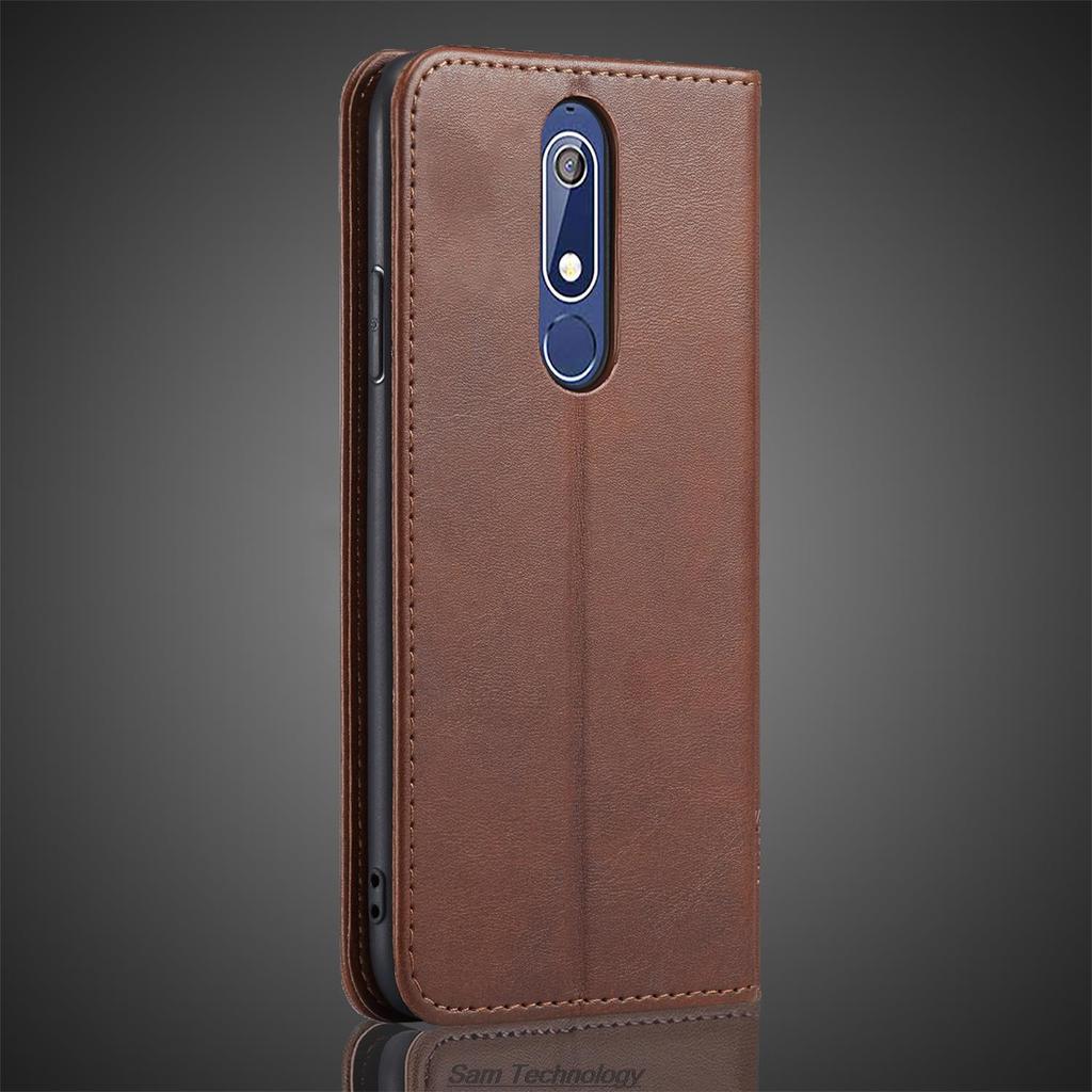 Магнитный притяжение кожаный чехол для Nokia 5.1 держатель для карт кобура флип-чехол для Nokia 5.1 кошелек телефон сумки Fundas Coque