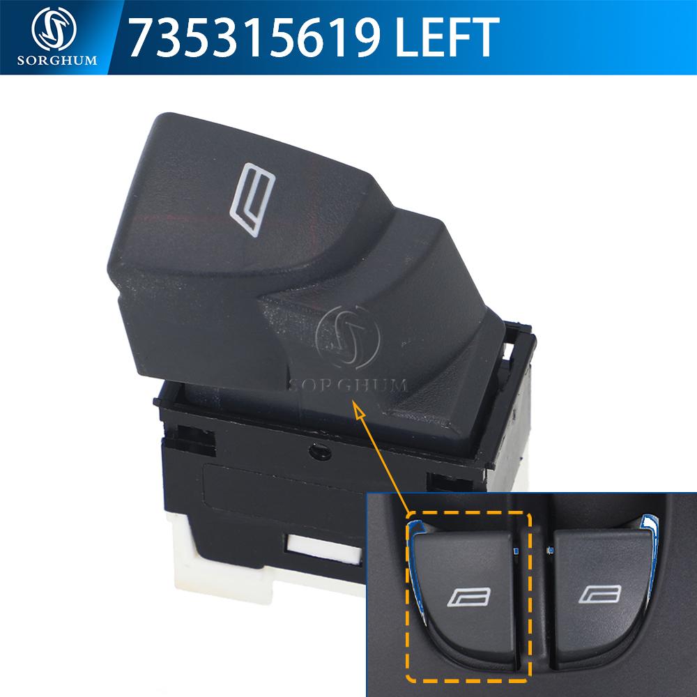 735315619 Master Power Window Lifter Control Switch For FIAT Ducato PEUGEOT Boxer CITROEN Jumper 2 Mirror Button 6554T3 654.T3