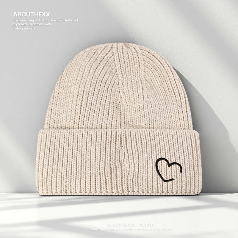 Japanese Original Large Head Circumference Wool Hat for Women Autumn and Winter Warm Pullover Cold Hat Men's Ear Protection Knitted Hat