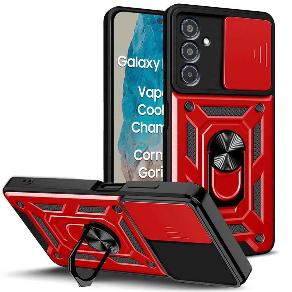 Чехол для защиты камеры Samsung M35 M55 M15 F15 M54 M14 F14 M23 M53 M33 F23 M52 Galaxy A55 A35 A15 A05 Armor Hybrid Ring Cover