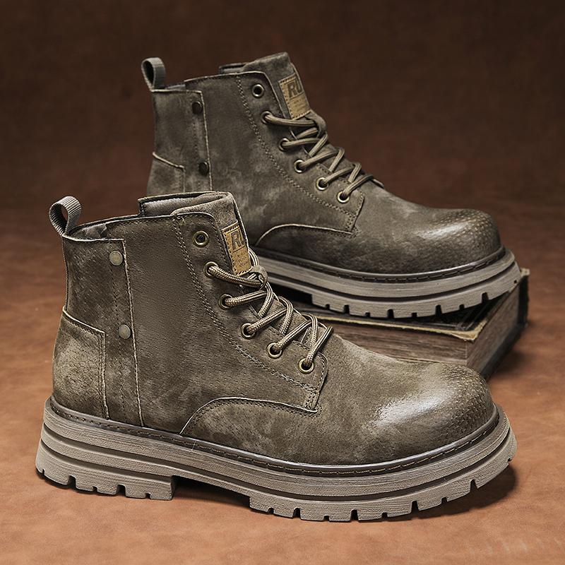 Новые мотоциклетные и ботильоны, водонепроницаемые ботинки, мужская кожаная обувь, мужские повседневные ботинки, высокие модные мужские ботинки Bota Masculina