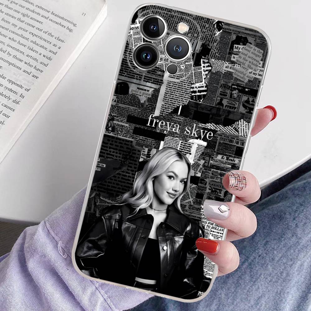Singer F-Freya Skye Fit For IPhone 16 15 Promax Phone Case IPhone 14 11 12 High End 13 Pro Silicone