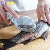Fish Skin Brush Scraping Fishing Scale Brush Graters Kitchen Cleaning Tools Fish Scale Peeler Scraper Fish Knife Cleaning Peeler