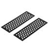 2pcsset Aluminium Sand Ladders Recovery Board Ramp Tool for 110 RC Crawler(Black)