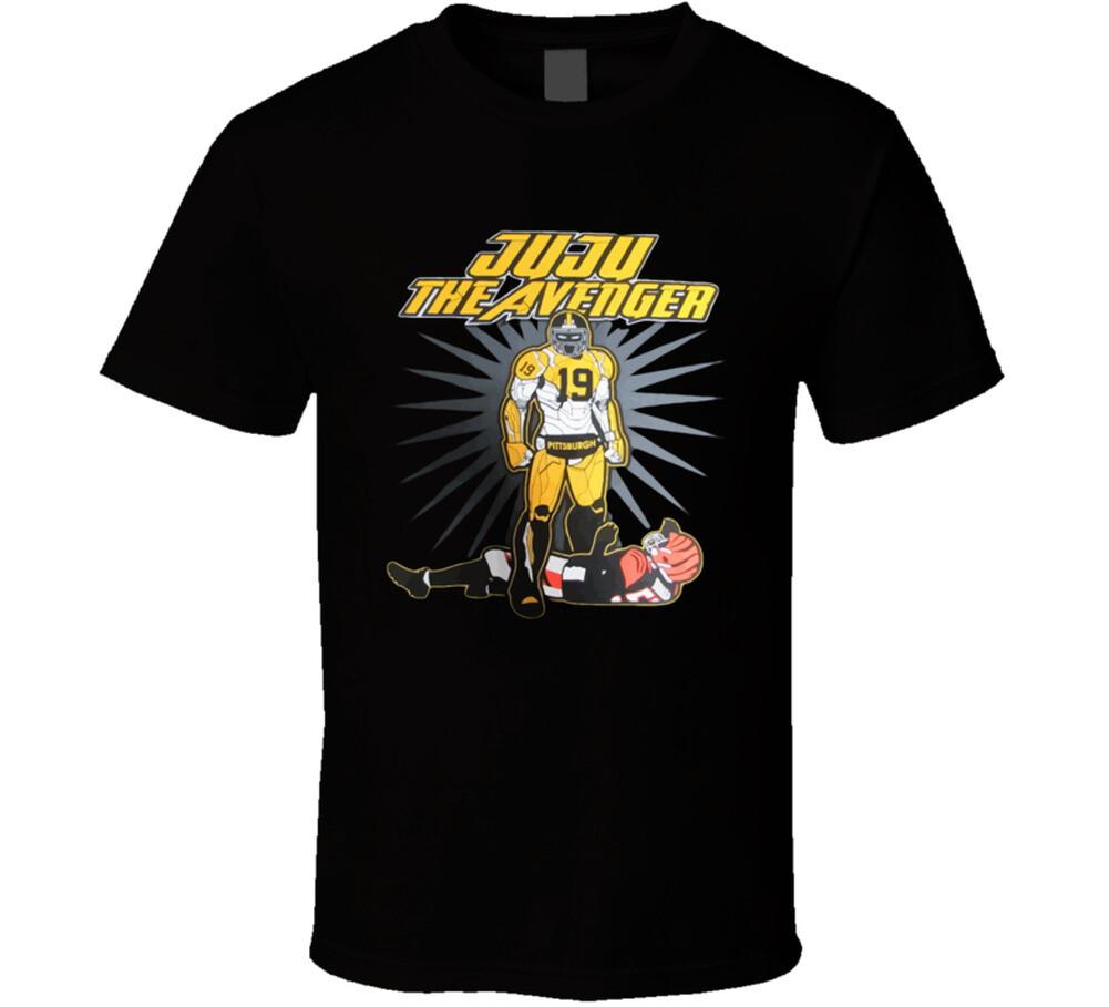 Juju Smith-shuster The Avenger Cartoon Pittsburgh Football Funny T Shirt Mens Womens Tees Top