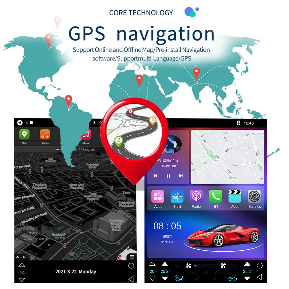 2Din Android Car Radio Intelligent System for Skoda Octavia 2013-2018 for Tesla Carplay DSP WIFI BT Car Multimedia Video Player