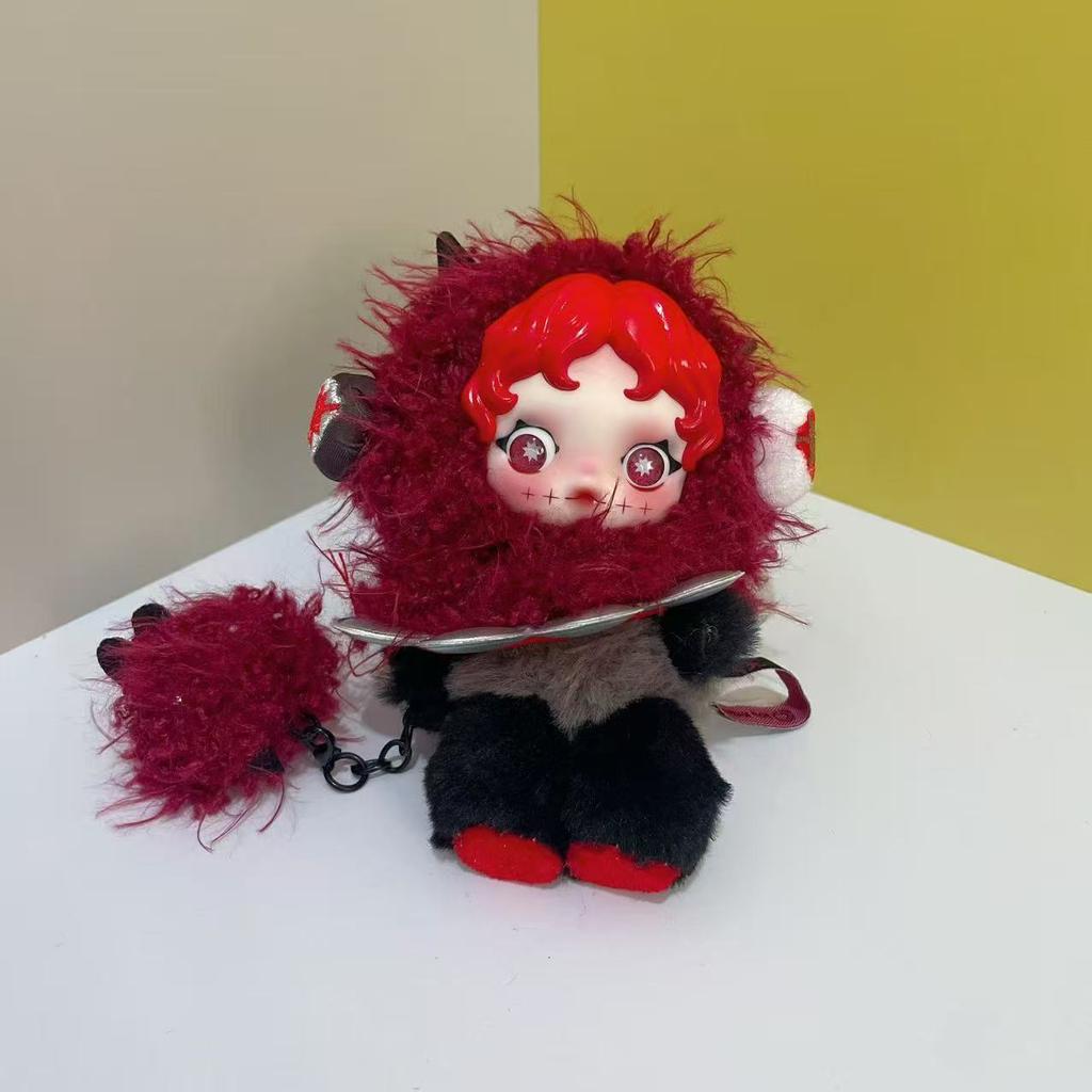 Плюшевая игрушка Skullpanda Мягкая кукла Милый Аниме Брелок Подвеска для сумки Украшения