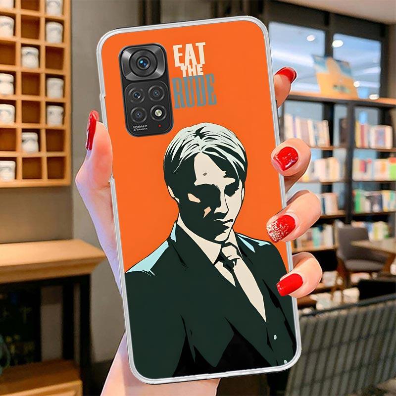 Чехол для телефона с обложкой фильма «Ганнибал» для Xiaomi Redmi Note 15 14 13 12 11 10 Pro Plus 14S 12S 11S 11T 11E 10S Мягкий чехол-бампер Redmi