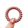 Korean Matte Elastic Spiral Hair Ring - Frosted Fairy Bracelet Hair Accessory