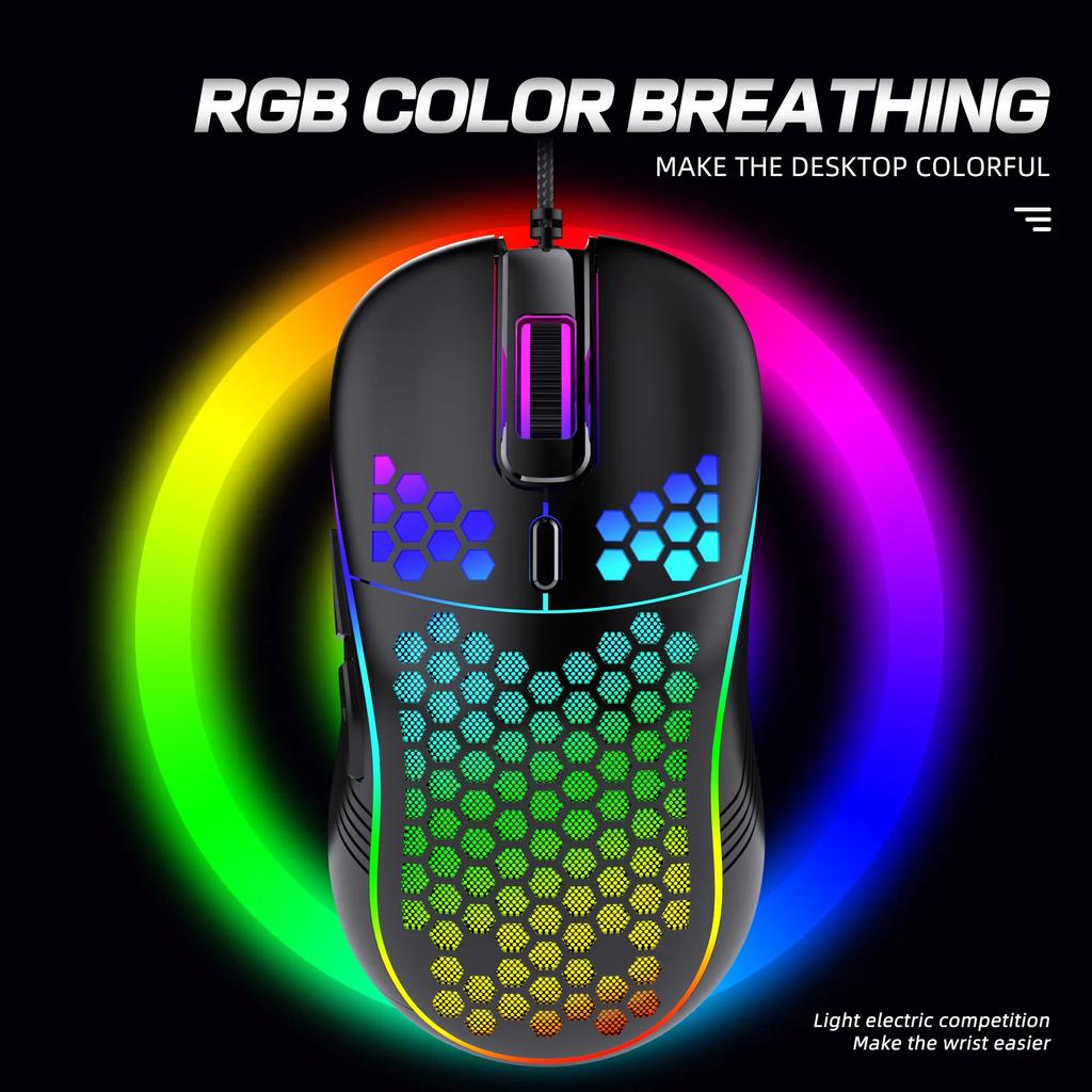 USB-мышь проводная игровая офисная механическая мышь USB-мышь с подсветкой регулируемая оптическая игровая мышь для настольного компьютера ноутбука