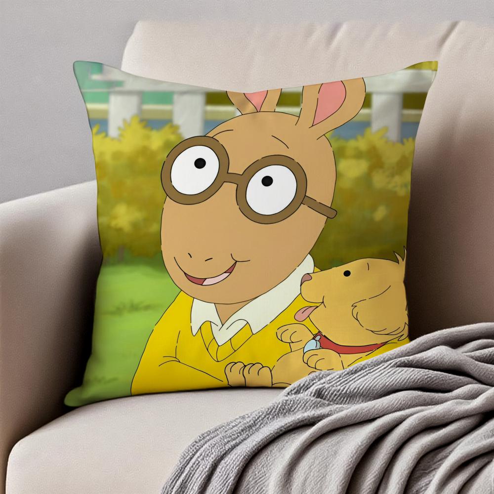 Pop American Singer AArthur Cushion Cover Pillowcase Antidustmite Invisible Zipper Short Plush Sofa Cushion
