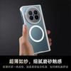 For Vivo X Fold 6 Case For MagSafe Magnetic Acrylic Matte Transparent Back Cover Equipped With Central Hinge Protection Shell