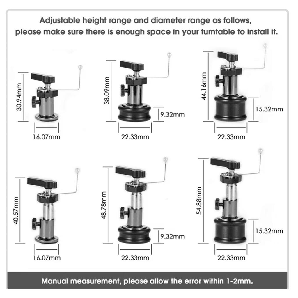 Automatic Tone Arm Lifter for LP Turntable Disc Record Adjustable Safe Lifting Function with Cartridge Protection Players, Height, Operation, Slider,