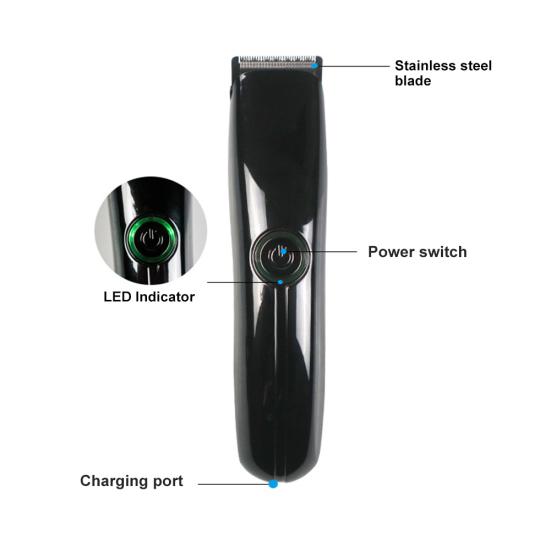 Электрический триммер для волос USB перезаряжаемый малошумный машинка для стрижки волос инструмент для стрижки волос для детей и взрослых