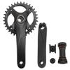 Bike Crankset 34T Chainring Sprocket Aluminium Alloy Hollow Integrated CNC Light Weight Bike Parts for MTB