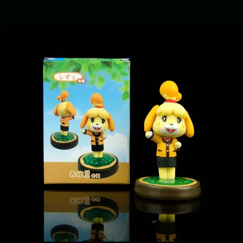 Animal Crossing Аниме Фигурка Том Нук Изабель KK Тимми Томми Фигурки Действия Модели Куклы Украшение для Автомобиля Украшение для Торта Детские Игрушки