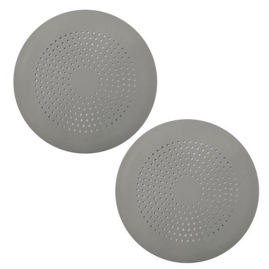 2Pcs Sink Strainer with Suction Cup Dense Filter Holes Anti-clogging High Elasticity Tear Resistant Quickly Filtering Flexible