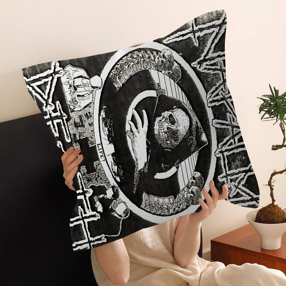 Heavy Rock Band-Napalms-Deaths Pillow Gifts Home Office Furnishings Bedroom Sofa Car Cushion Cover case 45x45cm