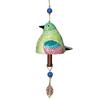 Cute Bird Bell Chimes Bird Bell Wind Chimes Hanging Rustic Wind Chime for Wall Window Door Garden Decoration Bird Pendant