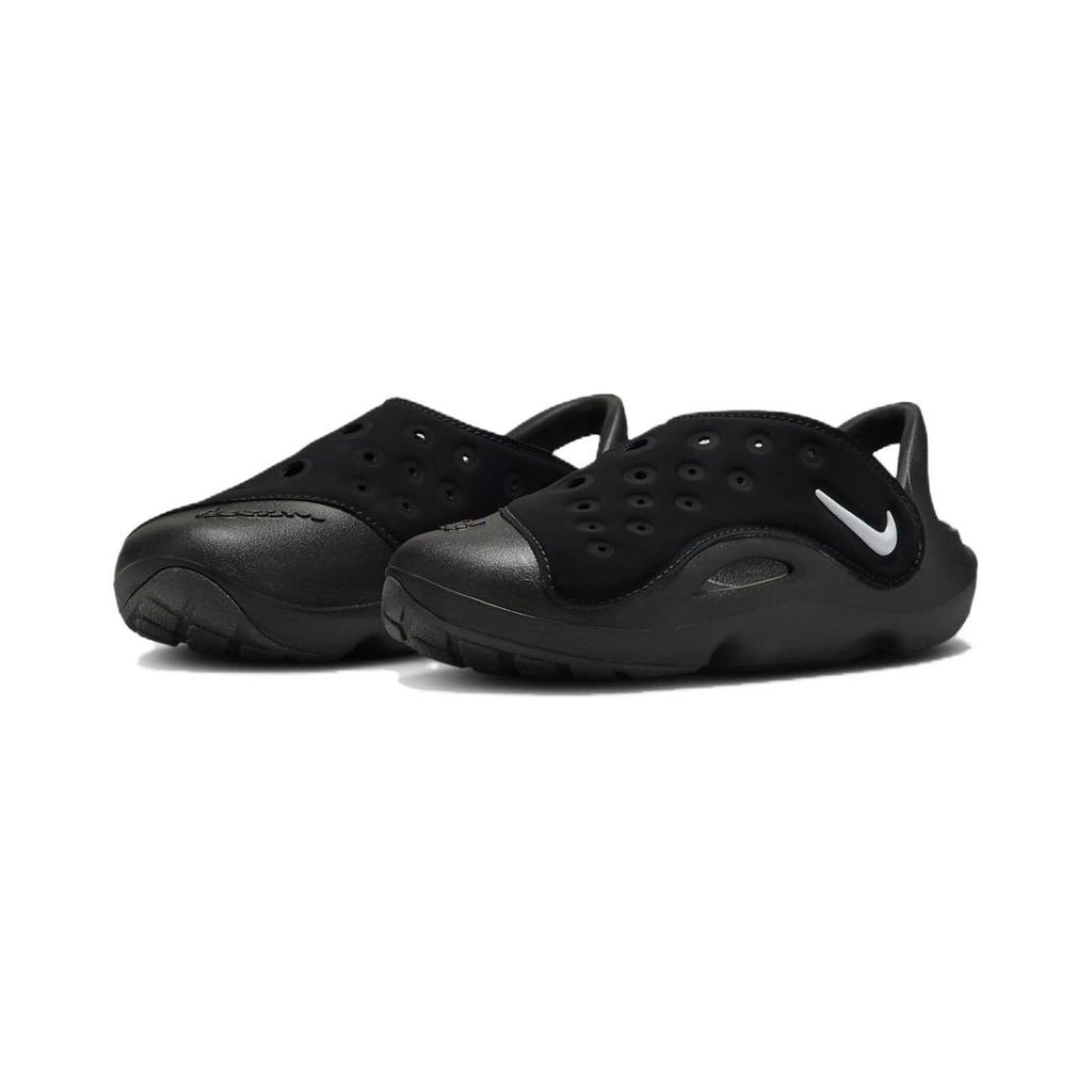 Nike Aqua Swoosh Sandal PS Черные детские кроссовки Антрацитовый белый FN0876-002