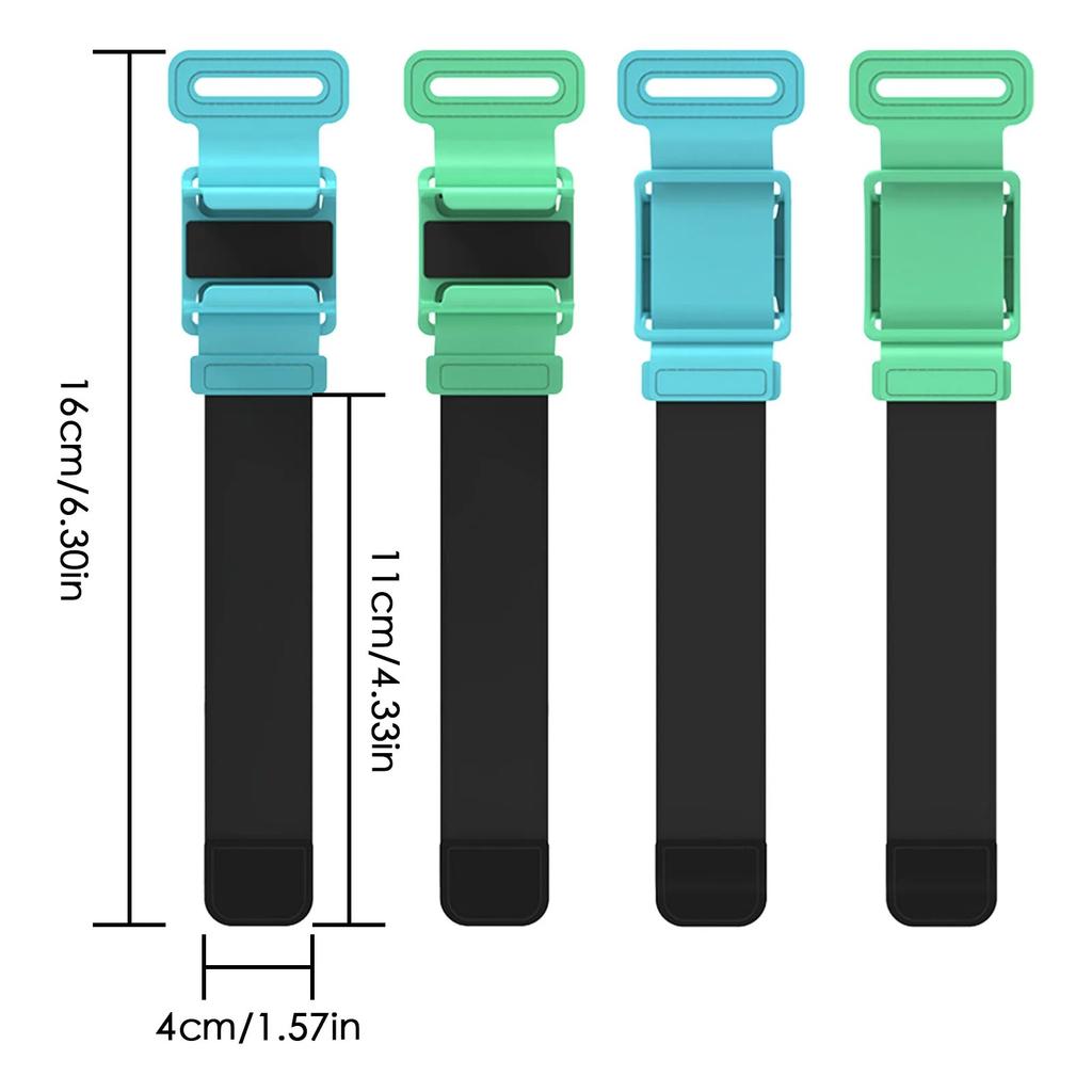 2 шт. Чехол для геймпада, портативный, чувствительный, ударопрочный, без помощи рук, регулируемый эластичный ремешок для геймпада, контроллера для переключателя/переключателя OLED