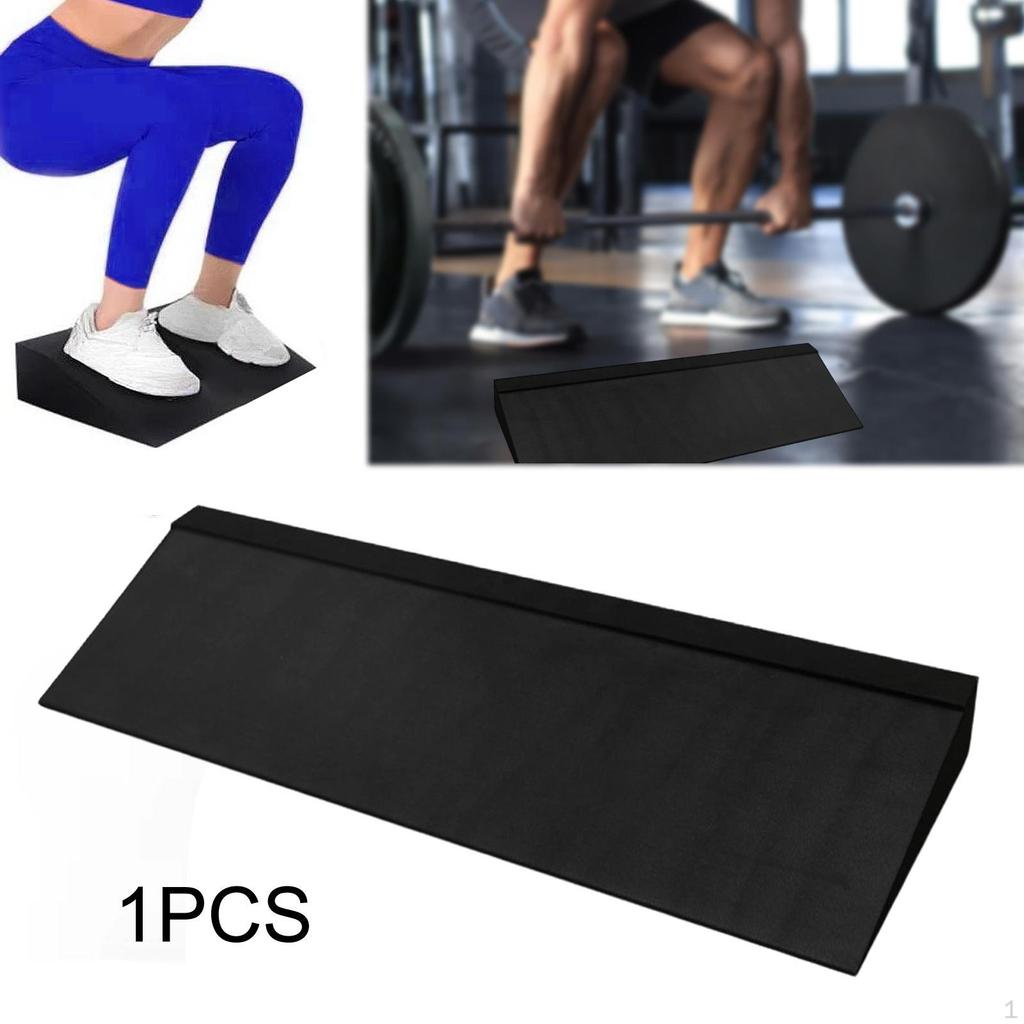 Squat Wedge Block Workout Weight Lifting Ramp Heel Elevator Slant Board for Knees over Toes