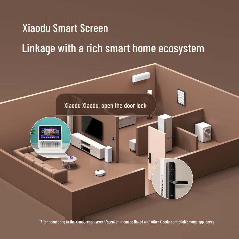 Умный экран Xiaodu 1S AI Видеозвонок Динамик Штепсель CN (адаптер в комплекте)