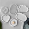Bubble Storage Tray Silicone Mold Diy Resin Plaster Cement Gift Casting Mould Round Cloud Heart Shape Coaster Home Decor