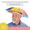 Windproof Head Umbrella Hat Elastic Band Umbrella Portable Rain Gear
