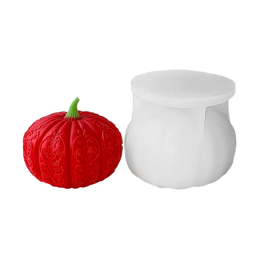 Форма для свечи в виде тыквы Хэллоуин Силиконовые формы Формы для украшений Формы для литья Формы для гипса для украшения дома