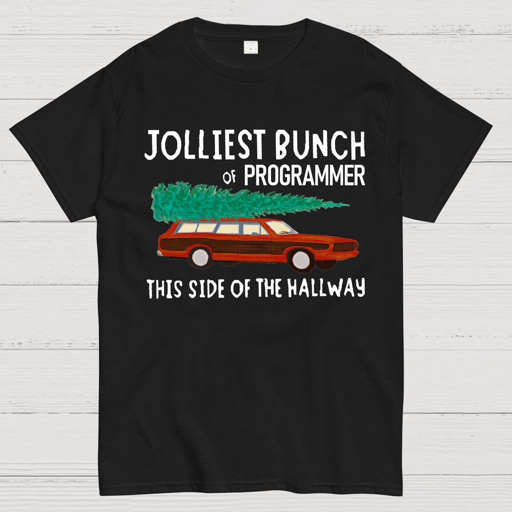 Jolliest Bunch Of Programmer This Side Of The Hallway Cotton Summer Casual Cool Loose T-Shirt