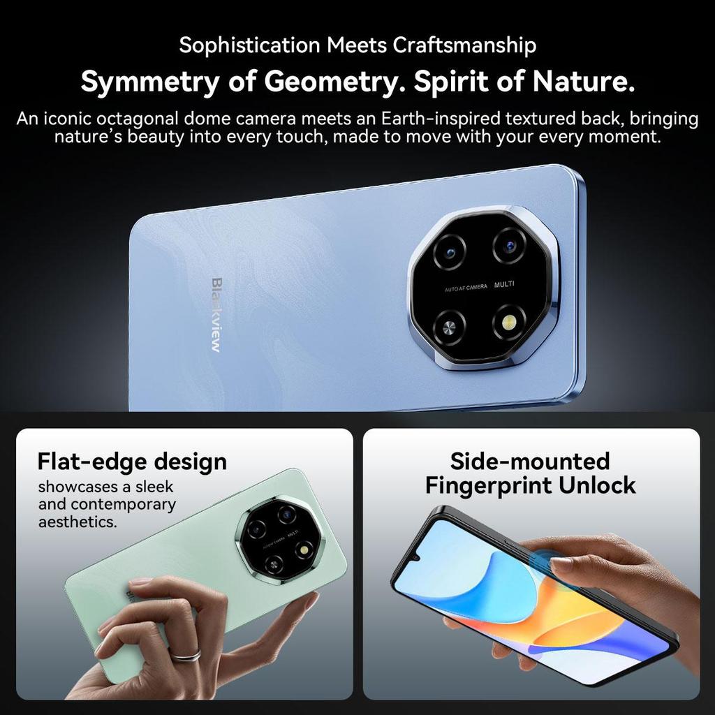 Blackview SHARK 6 5G 6,88 дюйма NFC Android 15 5G 8+16 ГБ/128 ГБ 120 Гц Смартфон