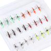 5pcs 12# Artificial Insect Lure Hair Hook Fly Hook Bait Fly Fishing Insects Hook Ant Lures
