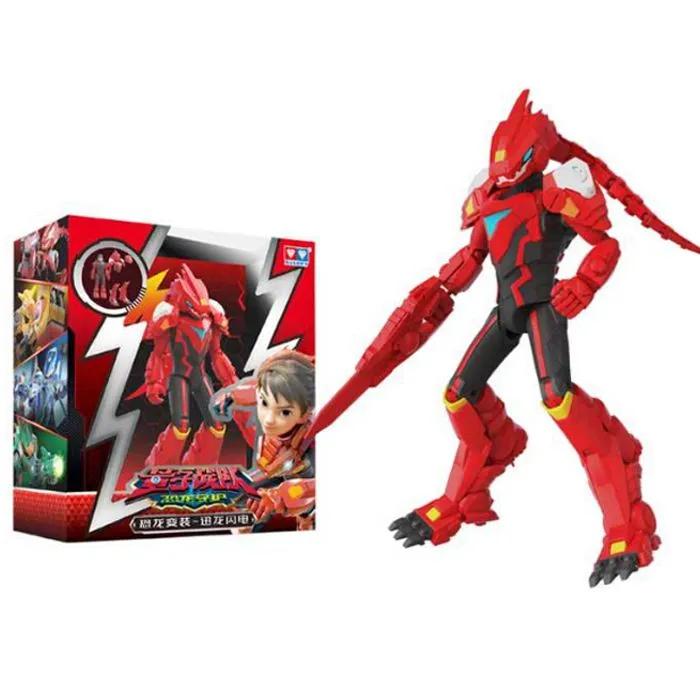 Dinoster. Large Figurine of the Hero Lucio In a Dino Suit 23 Cm.