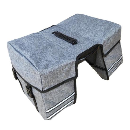 Сумка для заднего багажника велосипеда 25 л, большая вместимость, светоотражающий жесткий корпус, багажник для шоссейного и горного велосипеда