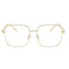 Myopia glasses women's plain glasses anti-blue high definition flat glasses metal frame Internet celebrities big face thin tide